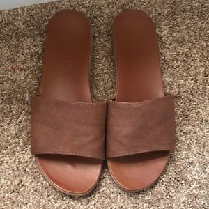 Madpoll brown leather sandals